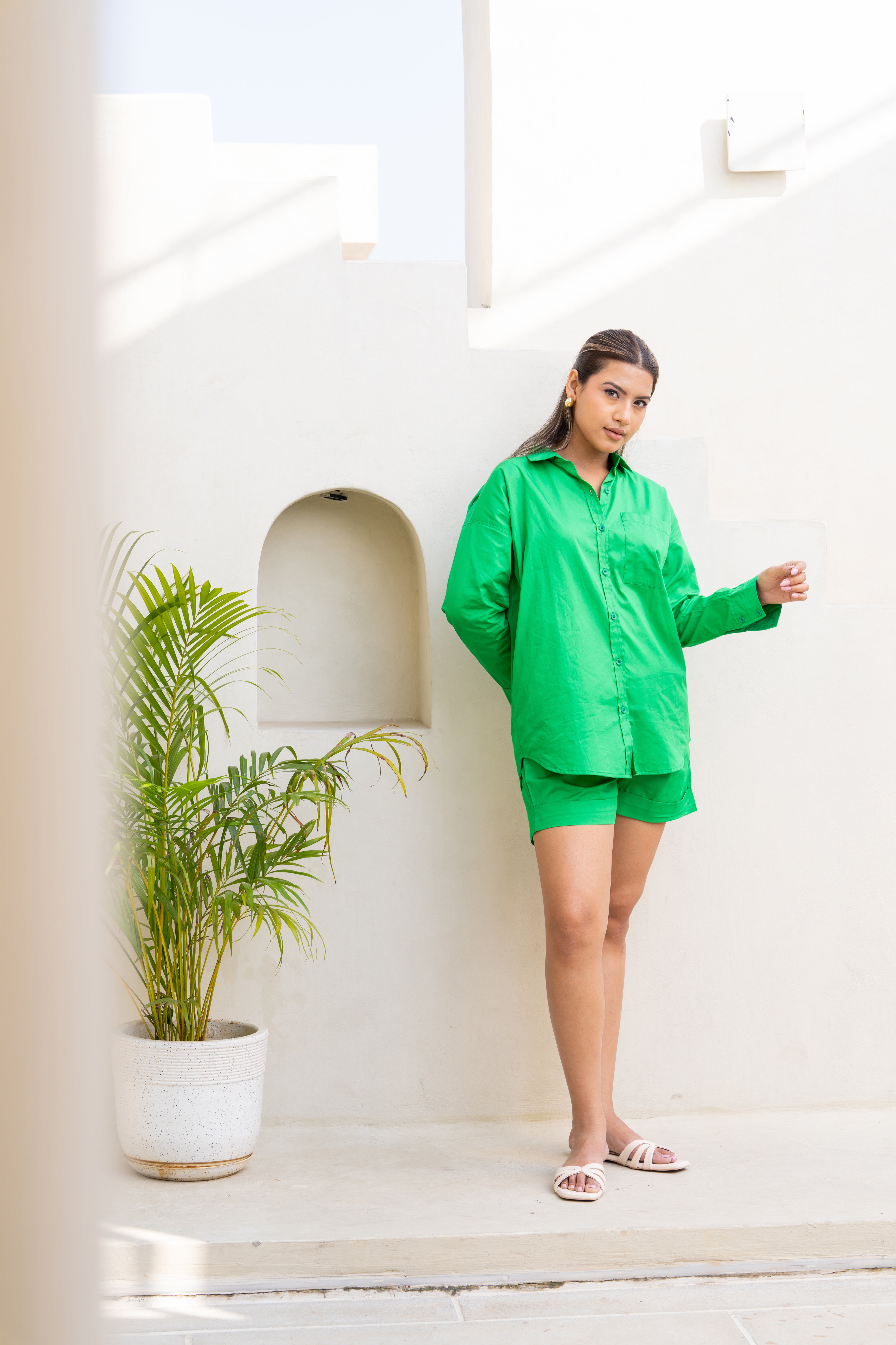 Green Co-ord set for women