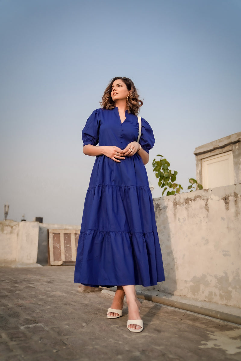 Royal Blue Maxi Dress- Labelbyanuja