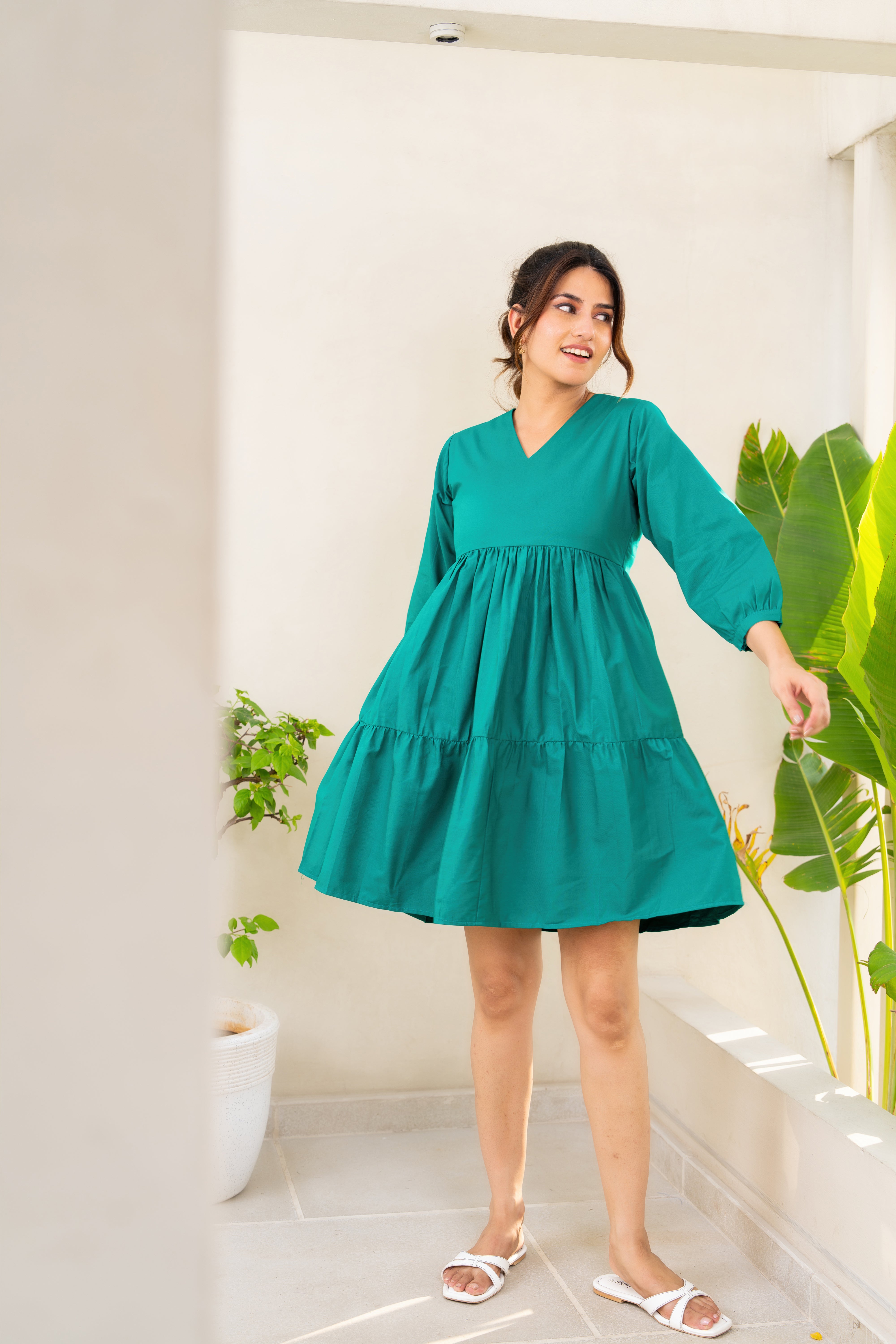 Cleo Green Dress