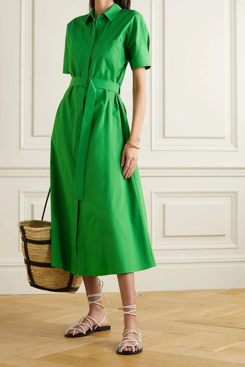 Bottega Green Summer Maxi