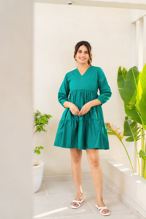 Cleo Green Dress