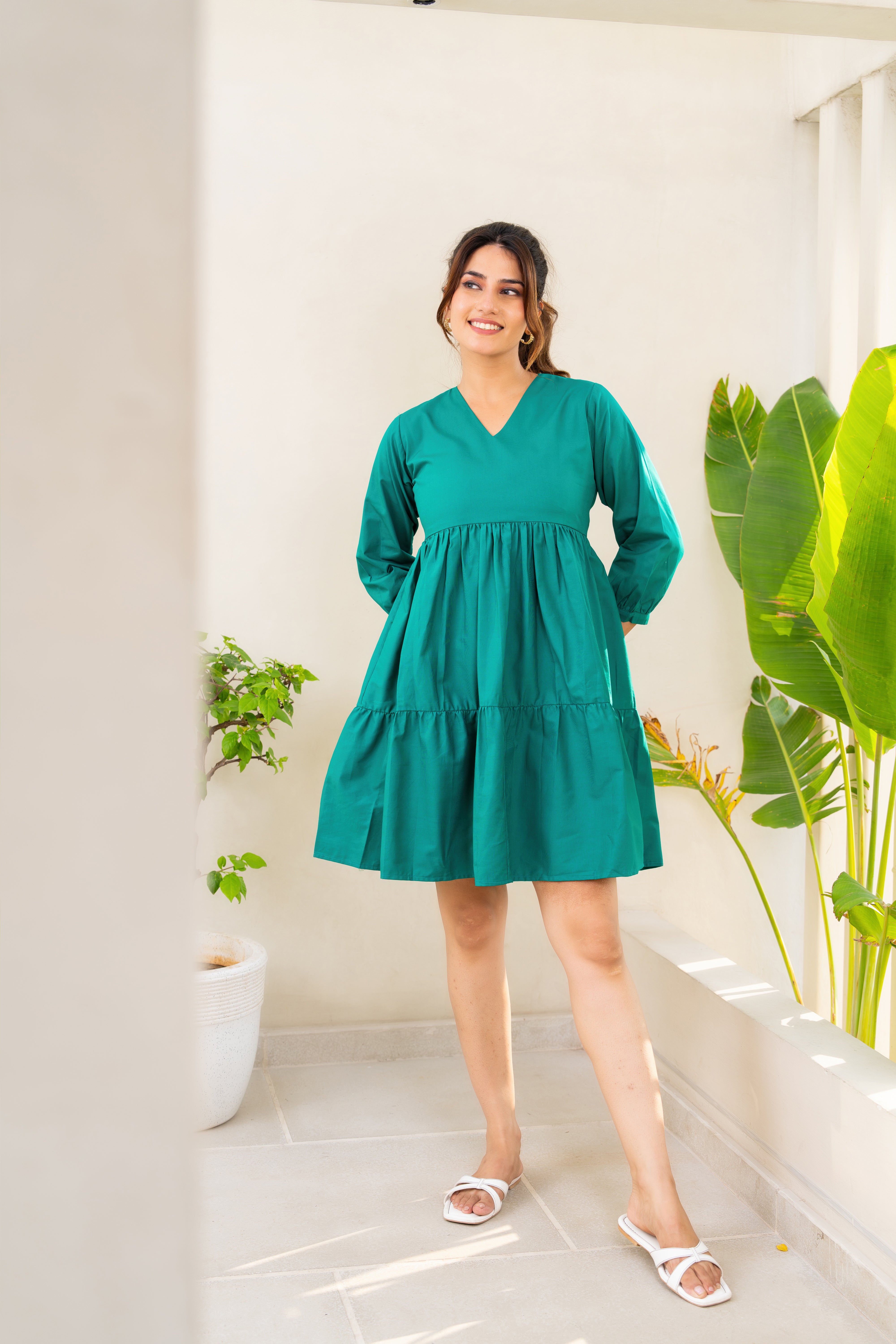 Cleo Green Dress