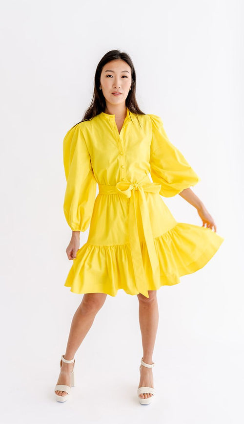 Yellow Knot Dress