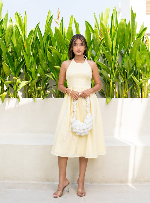 Day dream butter yellow dress