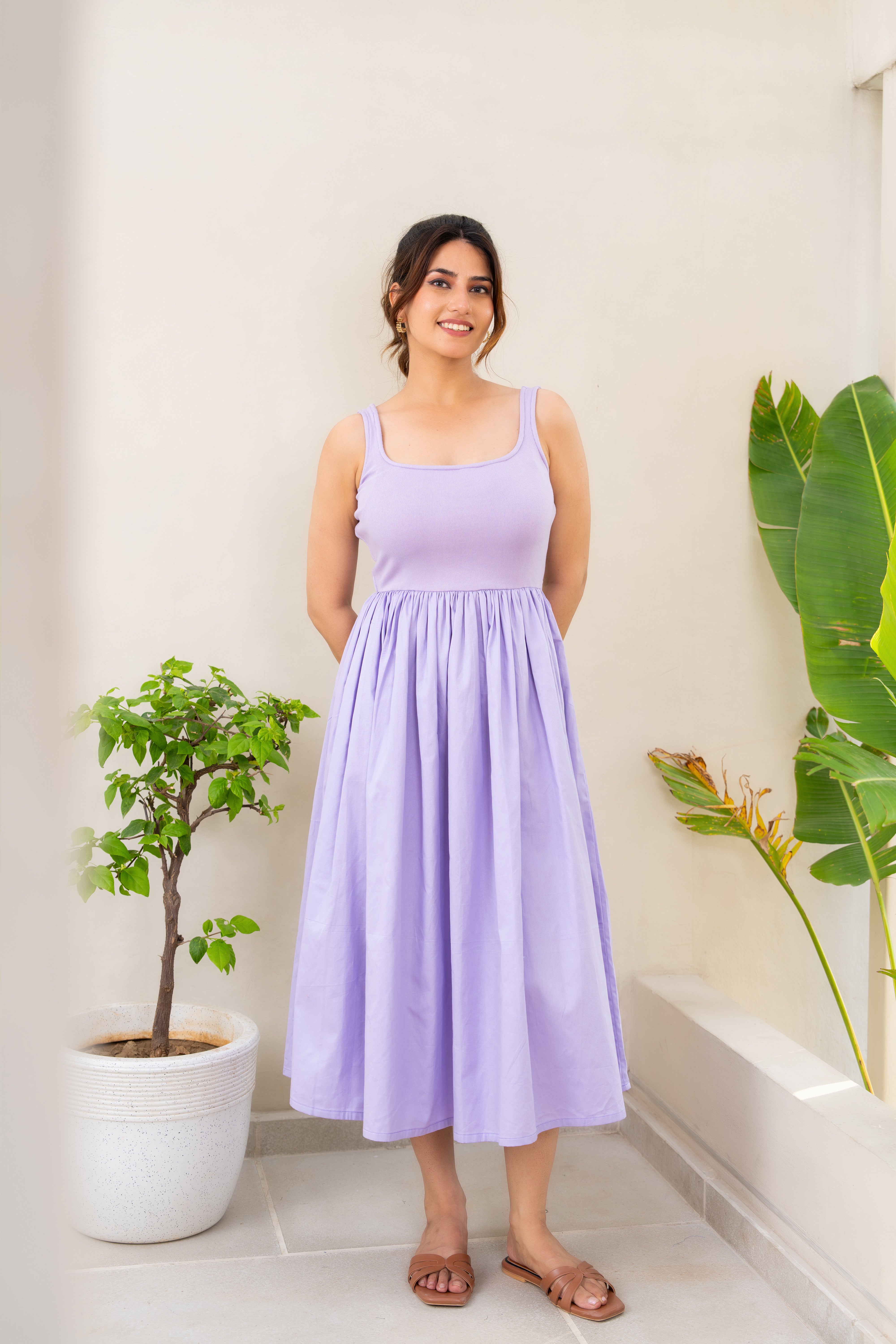 Lavender dress for women