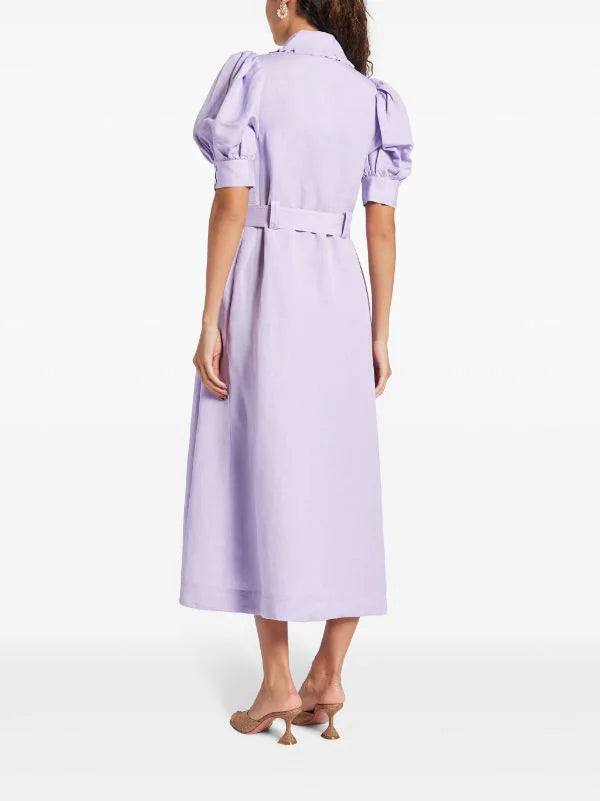 Lavender Pleated Maxi