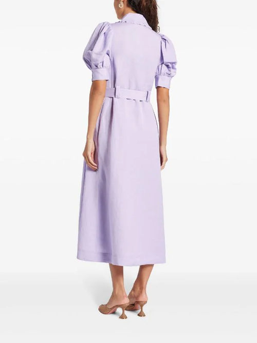 Lavender Pleated Maxi