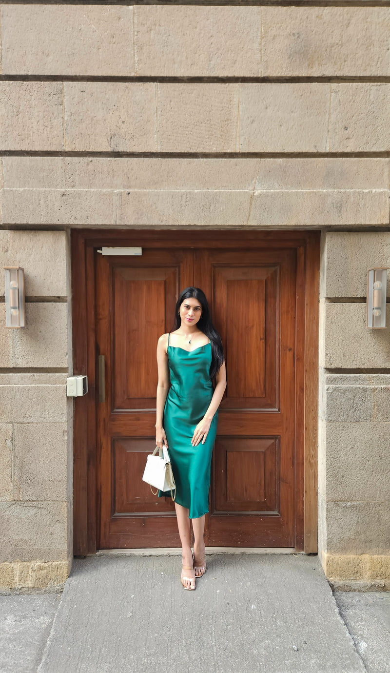 Emerald dress for women