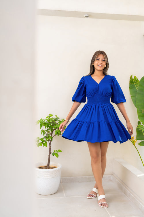 Natalia Royal Blue Dress