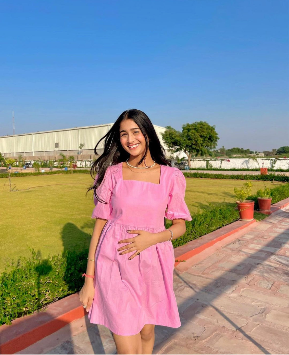 Baby Pink Twirkie dress Labelbyanuja