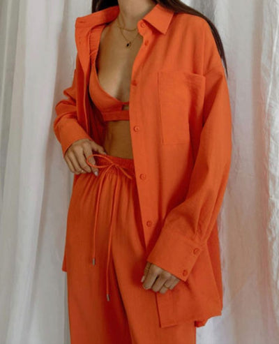 Candy orange Full co-ord set