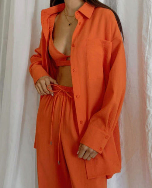 Candy orange Full co-ord set