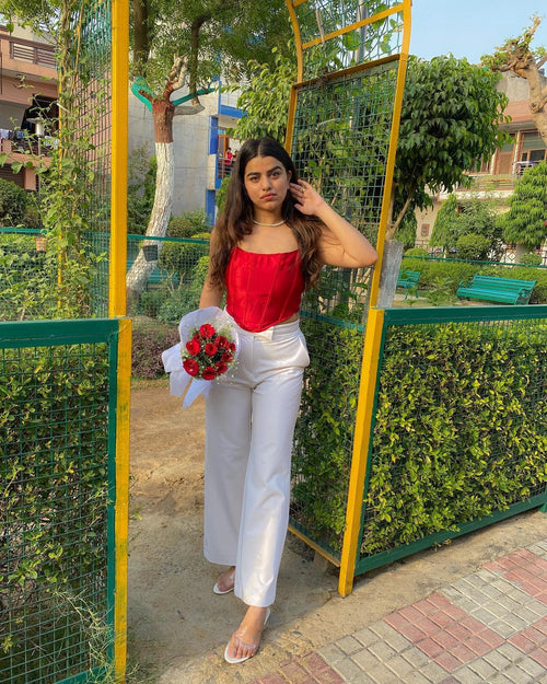 Red Corset Top