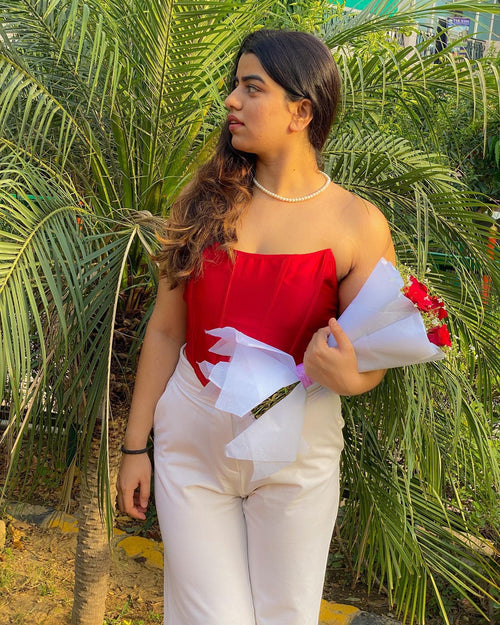 Red Corset Top